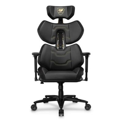 COUGAR Terminator Elite Gold Gaming Chair Upholstered Seat Black, Gold