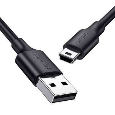 Ugreen USB - mini USB cable 480 Mbps 3 m US132 (black)
