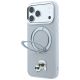 2. Karl Lagerfeld with Ring Stand 360 Karl & Choupette Heads Pin MagSafe Case for iPhone 18 Pro / 17 Pro - Gray
