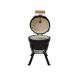 8. Kamado Bono Picnic Ceramic Grill 13” Kamado barbecue/grill Cart Charcoal (fuel) Black
