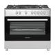 Ravanson KWGE-K90A Cheff gas-electric cooker (stainless steel)