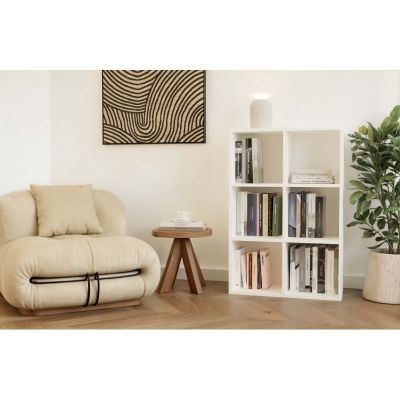 6. MALAX MINI SHELVING 2X3 WHITE