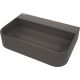 Granite countertop washbasin with space for a tap - with a cover