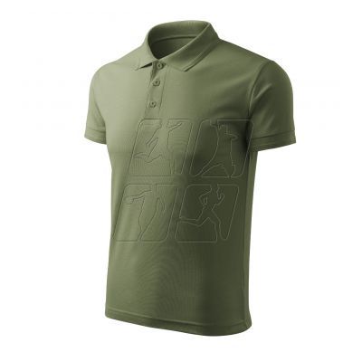 2. Malfini Pique Polo Free M MLI-F0309 khaki polo shirt