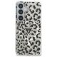 3. Guess IML Leopard Print Triangle MagSafe Case for Samsung Galaxy S26 - Black