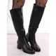13. Women’s Black Heeled Insulated Boots Jezzi MR2481-3