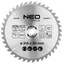 Widia saw blade, 315 x 30 mm, 40 teeth