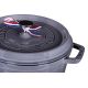 4. STAUB Round cast iron pot 40500-246-0 3.8l graphite