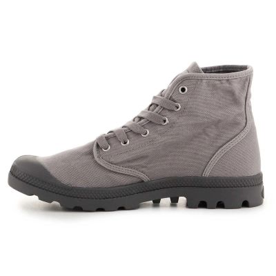 5. Palladium Pampa High Hi M 02352-071-M Gray Flannel shoes