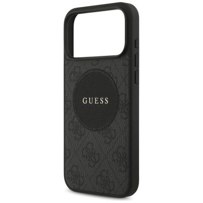 6. Guess 4G Circle Classic Logo MagSafe case for iPhone 17 Pro Max - black