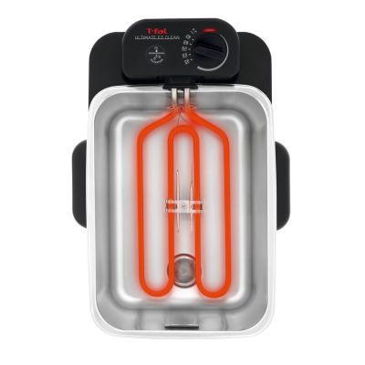 11. Tefal FR8040 deep fryer, capacity 3.5l, Schwarz color, stainless steel, power 2300W, dimensions 34.8 cm x 46.4 cm