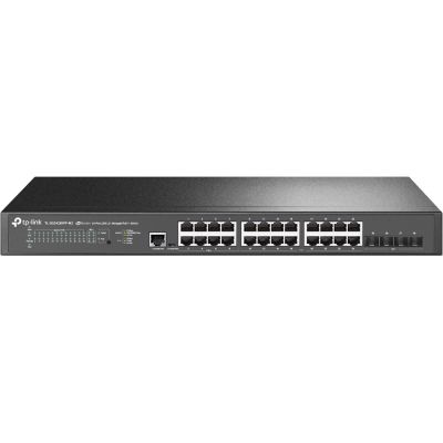 TP-Link JetStream TL-SG3428XPP-M2 Network Switch Managed L2+ 2.5G Ethernet (100/1000/2500) Supports PoE 1U Black