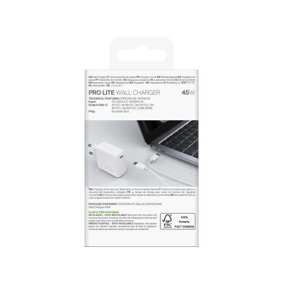 3. Puro PROLITE 45W USB-C Wall Charger - White