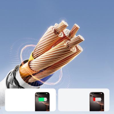 3. Joyroom S-A28 Flash Series 60W USB-C - USB-C Cable 2m - White