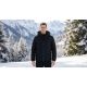 18. CMP men's winter sports jacket with hood, insulated, black (34K0167/U901)