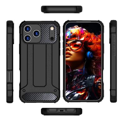 4. Hybrid Armor Case for iPhone 17 Pro - Black