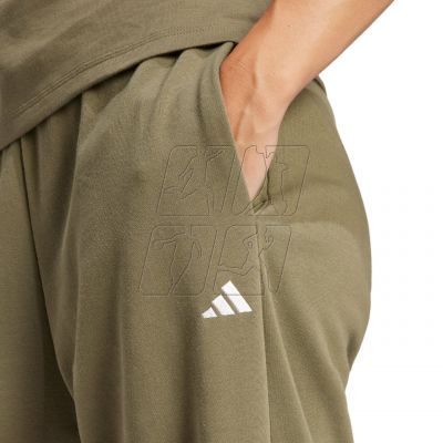 5. adidas Essentials Small Logo French Terry Cuffed Pants W JD9927