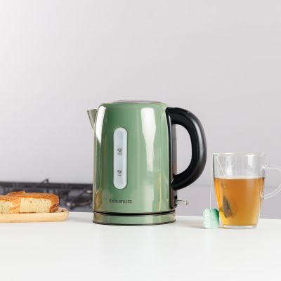 6. Taurus Vintage Compact Olive Electric Kettle 1l 958576000