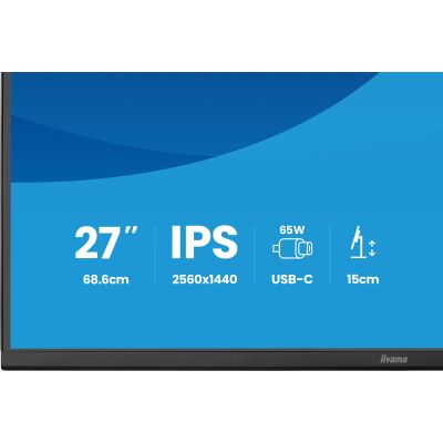46. iiyama ProLite XB2797QSN-B1 computer monitor 68.6 cm (27") 2560 x 1440 px Quad HD LCD Black