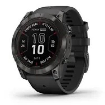 10. Garmin fenix 7X Pro 3.56 cm (1.4") MIP 51 mm Digital 280 x 280 px Touchscreen Black Wi-Fi GPS