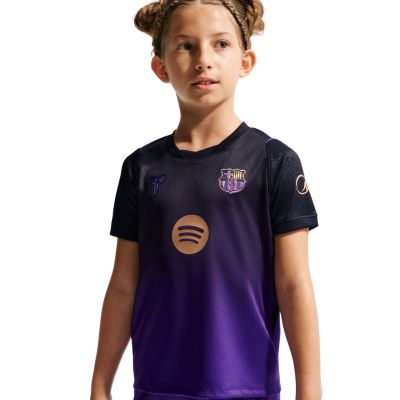 4. Nike FC Barcelona Stadium Away 2026/27 Kids' Soccer Kit Purple-Black II1649 505