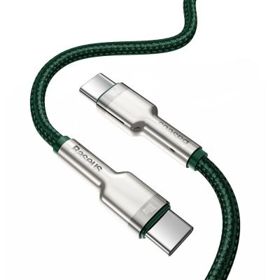 3. Baseus Cafule Series Metal Data USB-C / USB-C PD QC SCP 100W 5A 2 m cable - green