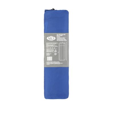 7. NILS CAMP NC4349 Self-Inflating Mat with Pillow Blue-Gray