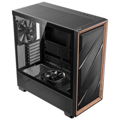 12. Antec FLUX Midi Tower Case Black 0-761345-10133-2