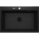 4. Deante Eridan ZQEN103 granite sink 70x52 cm black