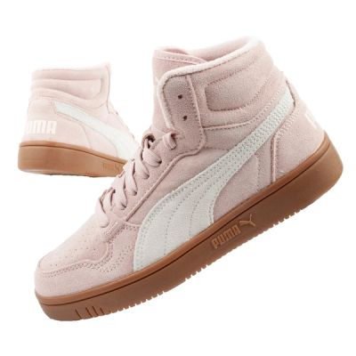 Puma Reb-L Mid women's sports shoes powder pink ankle boots for winter