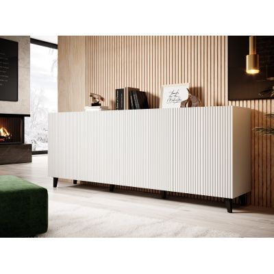 3. PAFOS chest of drawers 200x40x82 white matt