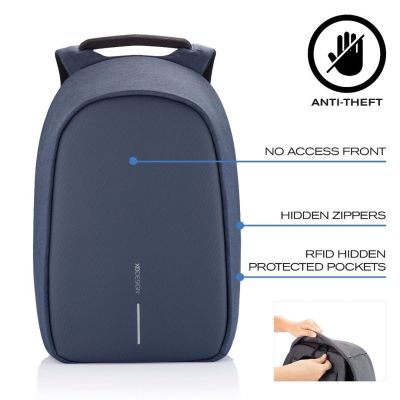 10. XD DESIGN ANTI-THEFT BACKPACK BOBBY HERO SMALL NAVY BLUE P/N: P705.705