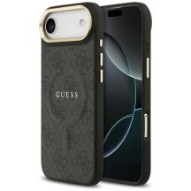 Guess 4G PU Classic Logo MagSafe case for iPhone 17 Air - black
