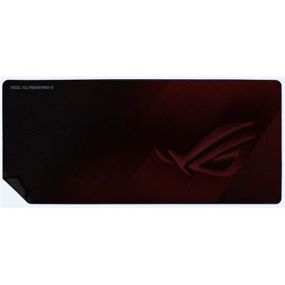 2. ASUS ROG Strix Scabbard II Gaming Mousepad Black, Red