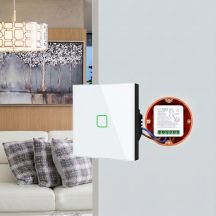 GREENBLUE WIFI RELAY IN-WALL, ANDROID/IOS/ALEXA/GOOGLE HOME, 100-240V AC, 50/60HZ, MAX.16A, FOR LED 150W GB739