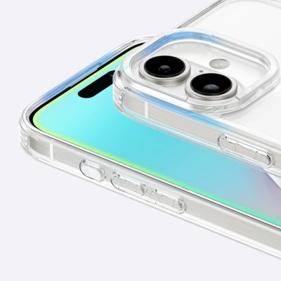 6. AmazingThing Minimal Mag Case with Magnetic Ring for iPhone 16 - Transparent