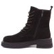 6. Women's leather ankle boots, suede, chocolate, Sergio Leone TR-02