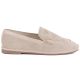 Women's suede lords shoes beige Vinceza 62271
