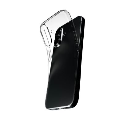 6. Puro 03 Nude Silicone Case for iPhone 16 - Transparent