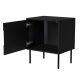 4. INSERTO bedside table 2 pcs 50x40x61.5 black + LED