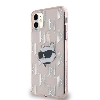 2. Karl Lagerfeld IML Choupette Head & Monogram case for iPhone 11 / Xr - pink