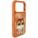 4. Nimmy Big Eyed Pet 2.0 Cat case for iPhone 17 Pro - orange