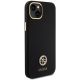 4. Guess Silicone Logo Strass 4G Case for iPhone 15 Plus / 14 Plus 6.7" - Black