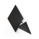 6. Nanoleaf Shapes Juodas Triangles Expansion Pack (3 panels)