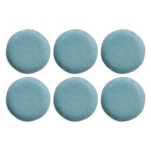 ROSE&TULIPANI CONCERTO FUSE AZZURRO Set of 6 dinner plates 27 cm
