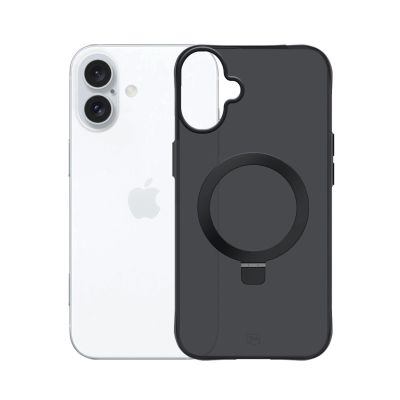3. 3mk Smoke Case Mag&Stand for iPhone 17 - black
