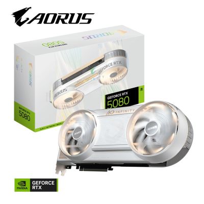 9. Gigabyte AORUS GeForce RTX 5080 Infinity Wood 16GB GDDR7 DLSS4 Graphics Card