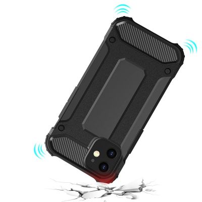 7. Hybrid Armor Case Tough Rugged Cover for iPhone 12 Pro Max black