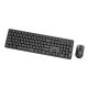4. GEMBIRD WIRELESS KEYBOARD + MOUSE SET SILENT KEY PRO BUSINESS, BLACK, RU LAYOUT