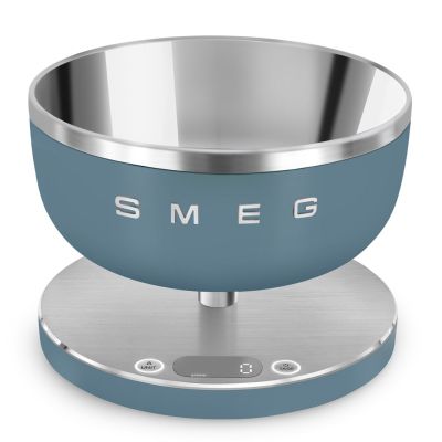 Smeg KSC01SBMWW kitchen scale Blue round top Electronic kitchen scale